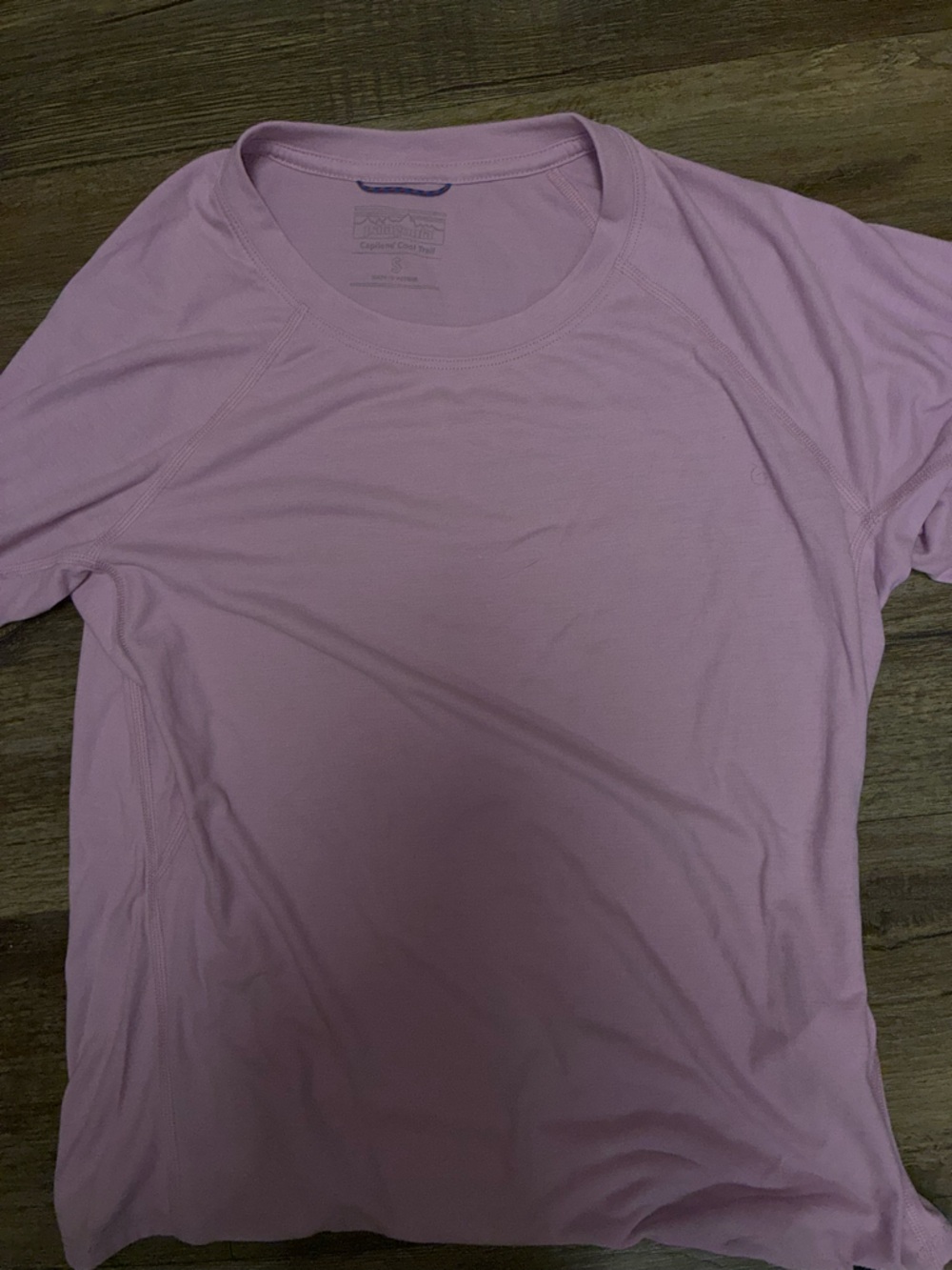 Patagonia Pink Light Lavender Pink Short Sleeve Women's Tee